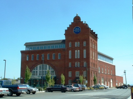 Photograph of the landmark Schade Brewery Building housing the law office of Wolkey McKinley, P.S. 
